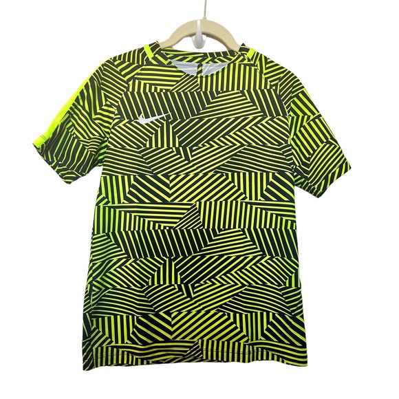 highlighter yellow nike shirt